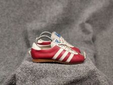Tênis Adidas Hobby Vintage Anos 70 Áustria Couro Vermelho Sapatilhas comprar usado  Enviando para Brazil