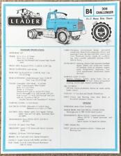 Leader trucks 306 for sale  LEICESTER