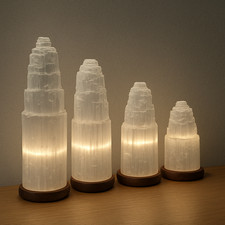 Selenite tower lamp for sale Selenite tower lamp for sale  ROMFORD