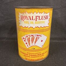 Royal Flush 1 Qt Lata de Metal Vacía Aceite Aditivo Se Ve Bien Con Lata de Aceite de Motor segunda mano  Embacar hacia Argentina