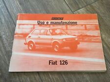 Fiat 126 1978 usato  Verrayes