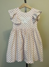 Vestido floral rosa Peppa & Julie para meninas com borboleta tamanho 4T comprar usado  Enviando para Brazil