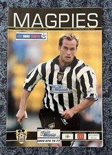 Football programme notts for sale  LOUTH