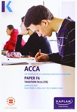 Acca taxation fa2016 for sale  UK