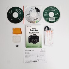 Manual de instruções Canon EOS 650D / Rebel T4i com cabo USB + CDs digitais comprar usado  Enviando para Brazil