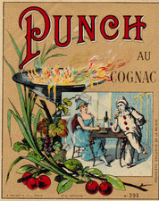 Ancienne étiquette punch d'occasion  Bordeaux-