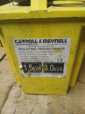 Carroll meynell 110v for sale  BRISTOL