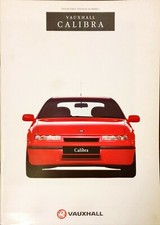 Vauxhall calibra brochure for sale  BIGGLESWADE