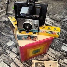 Usado, Polaroid The Clincher não testado com papelada e cubos flash e caixa original! comprar usado Usado, Polaroid The Clincher não testado com papelada e cubos flash e caixa original! comprar usado  Enviando para Brazil