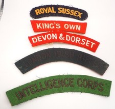Cloth shoulder titles for sale  LEAMINGTON SPA