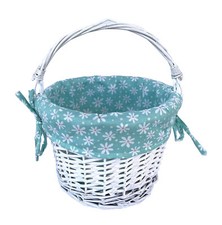 White wicker basket for sale  Rogers