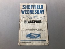 Sheffield wednesday blackpool for sale  OSSETT