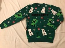 minecraft christmas jumper for sale  BINGLEY