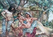 Quadro acquarello dipinto usato  San Clemente