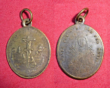 Médaille laiton pieuse d'occasion  France