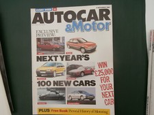 Autocar 1988. new for sale  HUNTINGDON