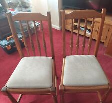 Oak dining chairs for sale  STOCKPORT