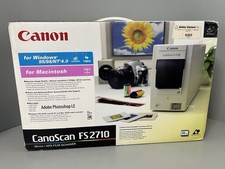 Scanner negativo Canon CanoScan FS2710 35mm filme APS slide na caixa original -Bom comprar usado  Enviando para Brazil