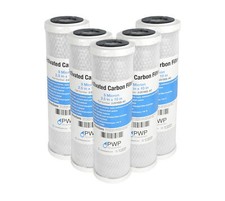 Cartucho de filtro de água CTO carbono ativado padrão 2,5 x10" pacote com 5 mícrons, usado comprar usado  Enviando para Brazil