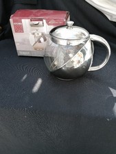 Glass infuser teapot for sale  NOTTINGHAM