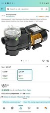 Pond pool pump for sale  Monmouth