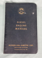 Manual do motor diesel Baldwin Lima Hamilton para 600 Series Diesel 606 606-A 608-A comprar usado  Enviando para Brazil