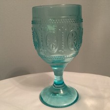 Vtg aqua stemware for sale  Roxbury