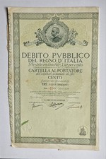 Debito pubblico regno usato  Assemini