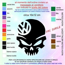Adesivo teschio volkswagen usato  Villanova di Camposampiero