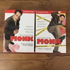 Monk Season 1 & 2 Complete DVD Sets VG Tony Schaloub comprar usado  Enviando para Brazil