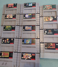 Usado, Lote de 14 cartuchos de videojuegos Super Nintendo Zelda Mortal Combat Street Fighter sin precio base segunda mano  Embacar hacia Argentina