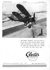 1941 advert gloster for sale  SIDCUP