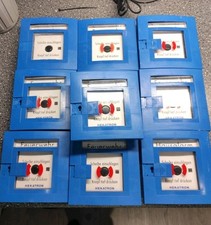 Hekatron druckknopfmelder blau gebraucht kaufen  Elsdorf