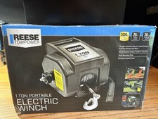 Usado, REESE GUINCHO ELÉTRICO PORTÁTIL 1 TONELADA 29 PÉS CABO DE AÇO USADO, MAS NUNCA USADO comprar usado  Enviando para Brazil