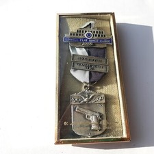 Medalha de tiro rápido Lowell Flat River Range Michigan MI 1965 .45 comprar usado  Enviando para Brazil