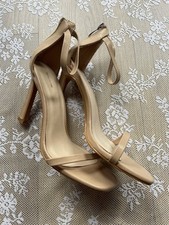 Nude heel sandals for sale  BRACKNELL
