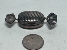 Caixa de comprimidos vintage prata esterlina embrulhada doces PC3172, usado comprar usado  Enviando para Brazil