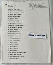 U2 "The Joshua Tree Tour" Memorabilia RARE and UNIQUE Original Faxed Guest List! comprar usado  Enviando para Brazil