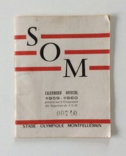 Usado, STADE OLYMPIQUE MONTPELLIER CLUB FOOTBALL CALENDRIER SOM 1959-1960 - RARE comprar usado  Enviando para Brazil