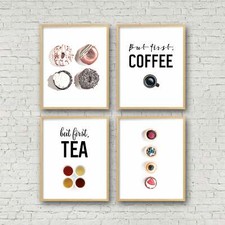 Set prints coffee for sale  BLACKBURN