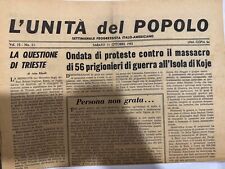 Giornale unità del usato  Italia