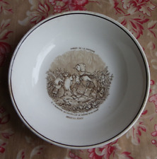 Assiette creuse faïence d'occasion  Gandelu