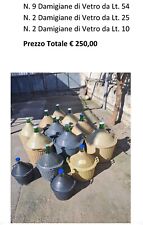 Damigiane vetro diverse usato  Massa di Somma
