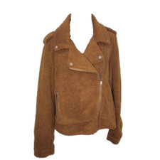 Max Studio Brown jaqueta moto sherpa comprar usado  Enviando para Brazil