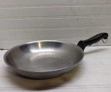 Usado, Frigideira gourmet de aço inoxidável Chef's Ware Townecraft 10" núcleo de alumínio T-304 comprar usado  Enviando para Brazil