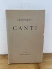 Leopardi canti primo usato  Vigevano