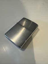 Brushed crime zippo for sale  BATH