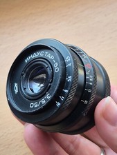 INDUSTAR 50-2 f3,5/50mm made in ZSRR Doskonałe warunki robocze na sprzedaż  PL