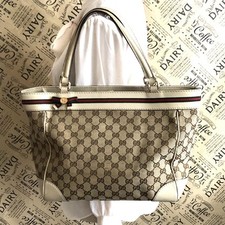 Bolsa tote Gucci Sherry Line GG Mayfair couro preta usada comprar usado  Enviando para Brazil