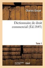 Dictionnaire droit commercial. d'occasion  Expédié en Belgium